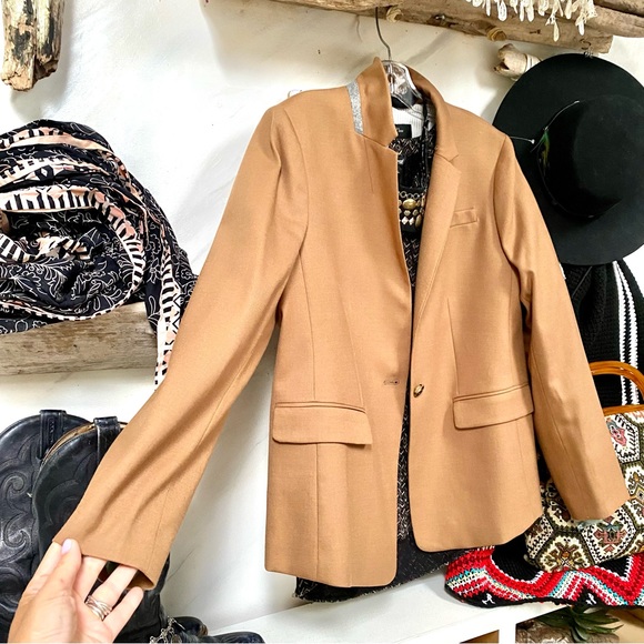 SOLD⭐️BNWOT Trendy JCREW Regent luxury wool equestrian boho blazer w countryvibe - Picture 8 of 15